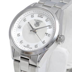 人気 タグ·ホイヤー腕時計偽物 カレラレディ クォーツ ダイヤモンド WV1411.BA0793 スーパーコピー