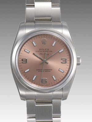 ロレックス(ROLEX) 時計 エアキング 114200 ピンク スーパーコピー