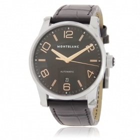 MONTBLANC モンブラン 腕時計コピー タイムウォーカー 101551 AUTO オート ブラック レザー