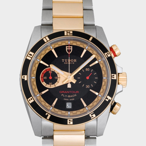チュードル Tudor腕時計コピー グランツアークロノ フライバック 3列ブレス ブラック20551N