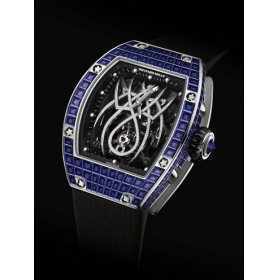 新作リシャールミルRM19-01WG_BLUEスーパーコピープラチナサファイアレディース時計