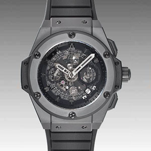 (HUBLOT)ウブロ 高級腕時計 コピー キングパワー ウニコ オールブラック 701.CI.0110.RX