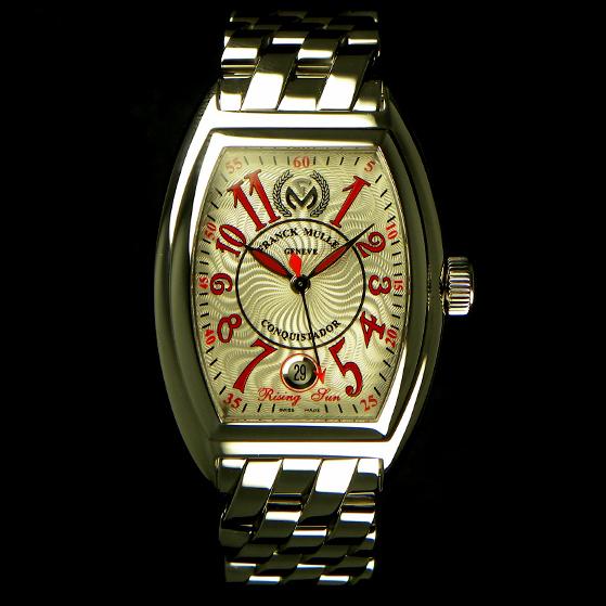 FRANCK MULLER フランクミュラー 時計 偽物 コンキスタドール ライジングサン 8005HSCRSUN スーパーコピー
