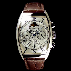 フランク・ミュラー コピー 時計 レトログラード パーペチュアルカレンダー クロノグラフ 6850QPE OG White