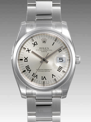 ロレックス(ROLEX) 時計 オイスターパーペチュアル デイト 115200 シルバー スーパーコピー