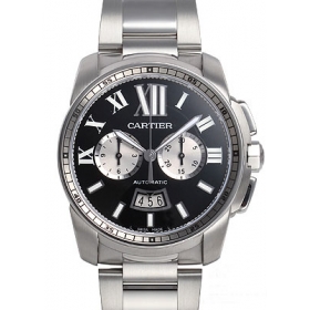 カルティエ 腕時計コピーカリブル コピードゥ カルティエ クロノグラフ W7100061