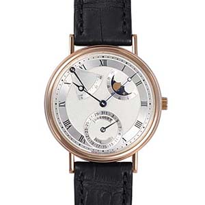 ブレゲ 時計人気 Breguet 腕時計 クラシック パワーリザーブ ムーンフェイズ 3137BR/11 スーパーコピー